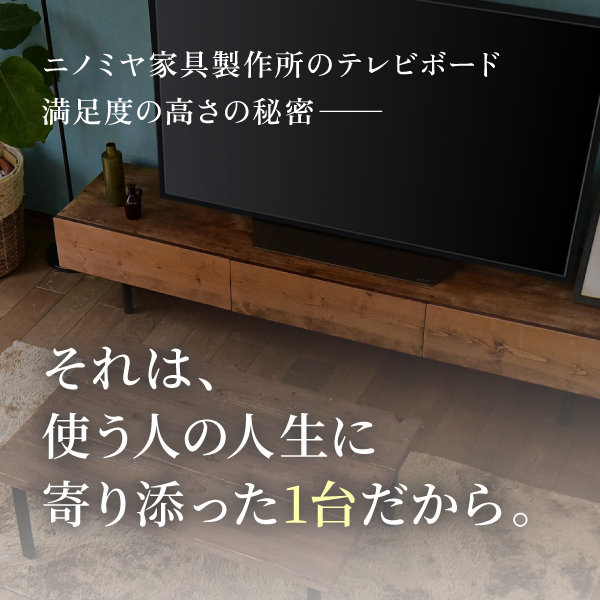満足度の高さの秘密───それは、使う人の人生に寄り添った1台だから。